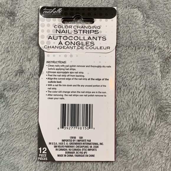 NWT Color Changing Nail Strips - Picture 2 of 3